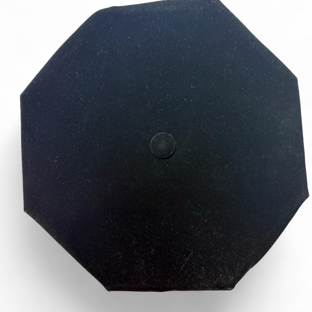 Black velvet 8-sided/octagonal graduation cap